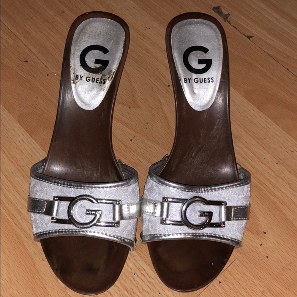 guess slip on heels
